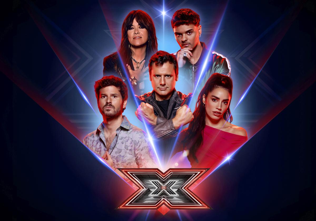 El presentador y los miembros del jurado de 'Factor X'.