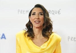 La presentadora Paz Padilla durante los Premios José María Forqué.