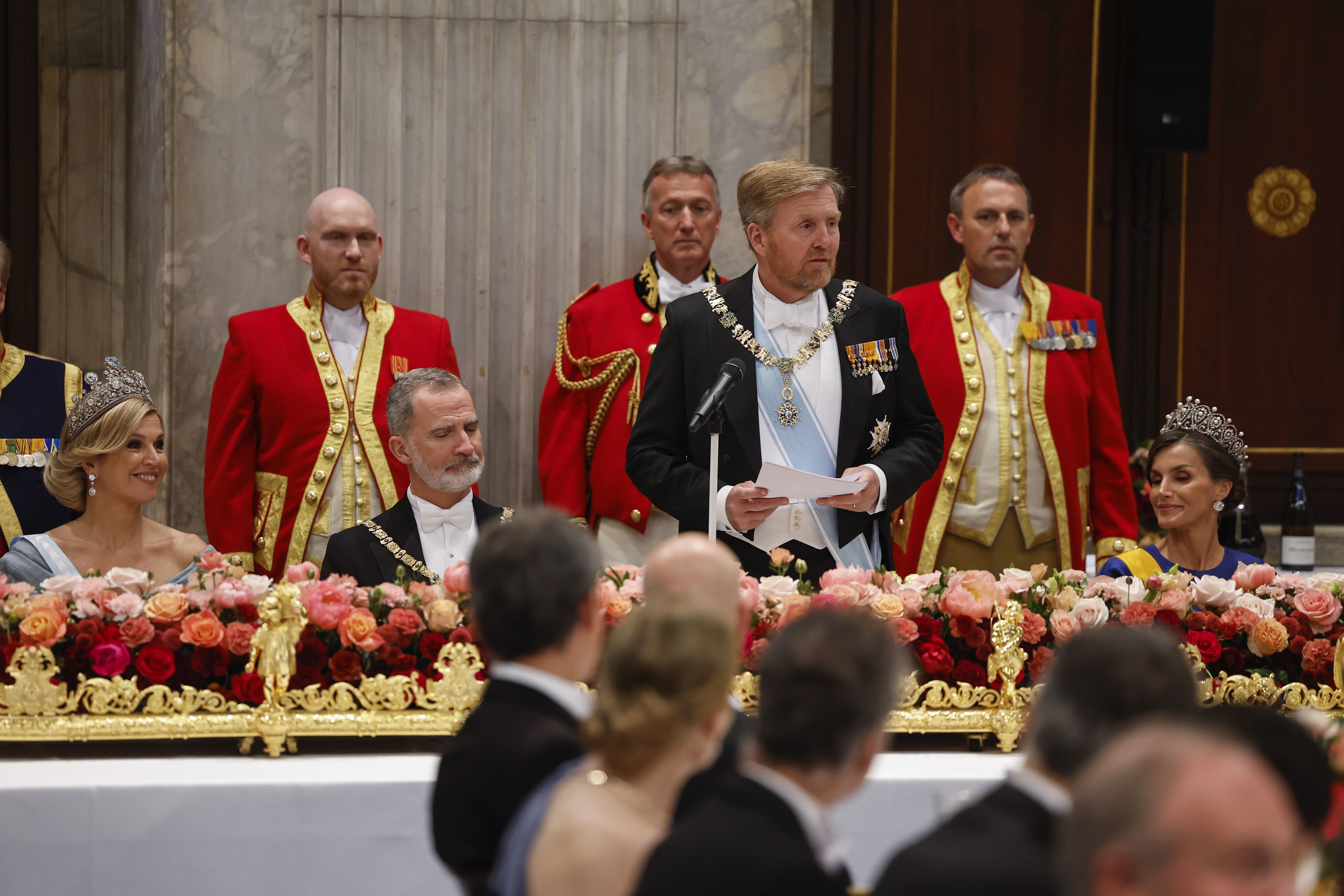 La elegante cena a la que han acudido los Reyes en Países Bajos