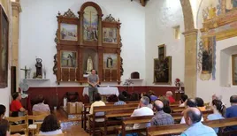 Una de las visitas guiadas al Oratorio de los Borja.