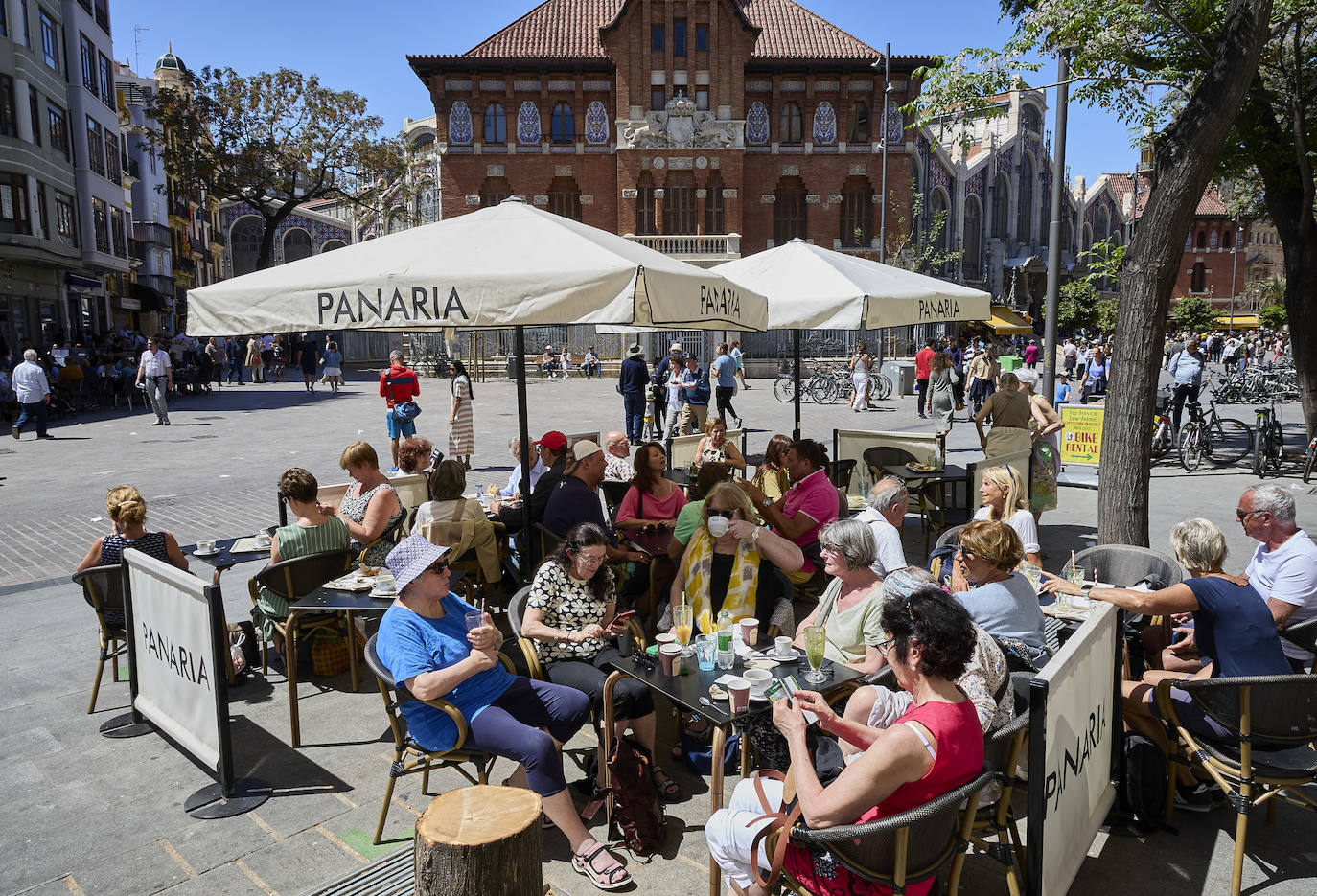 Desembarco de turistas en Valencia