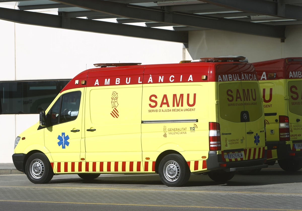 Imagen de archivo de una ambulancia del SAMU.