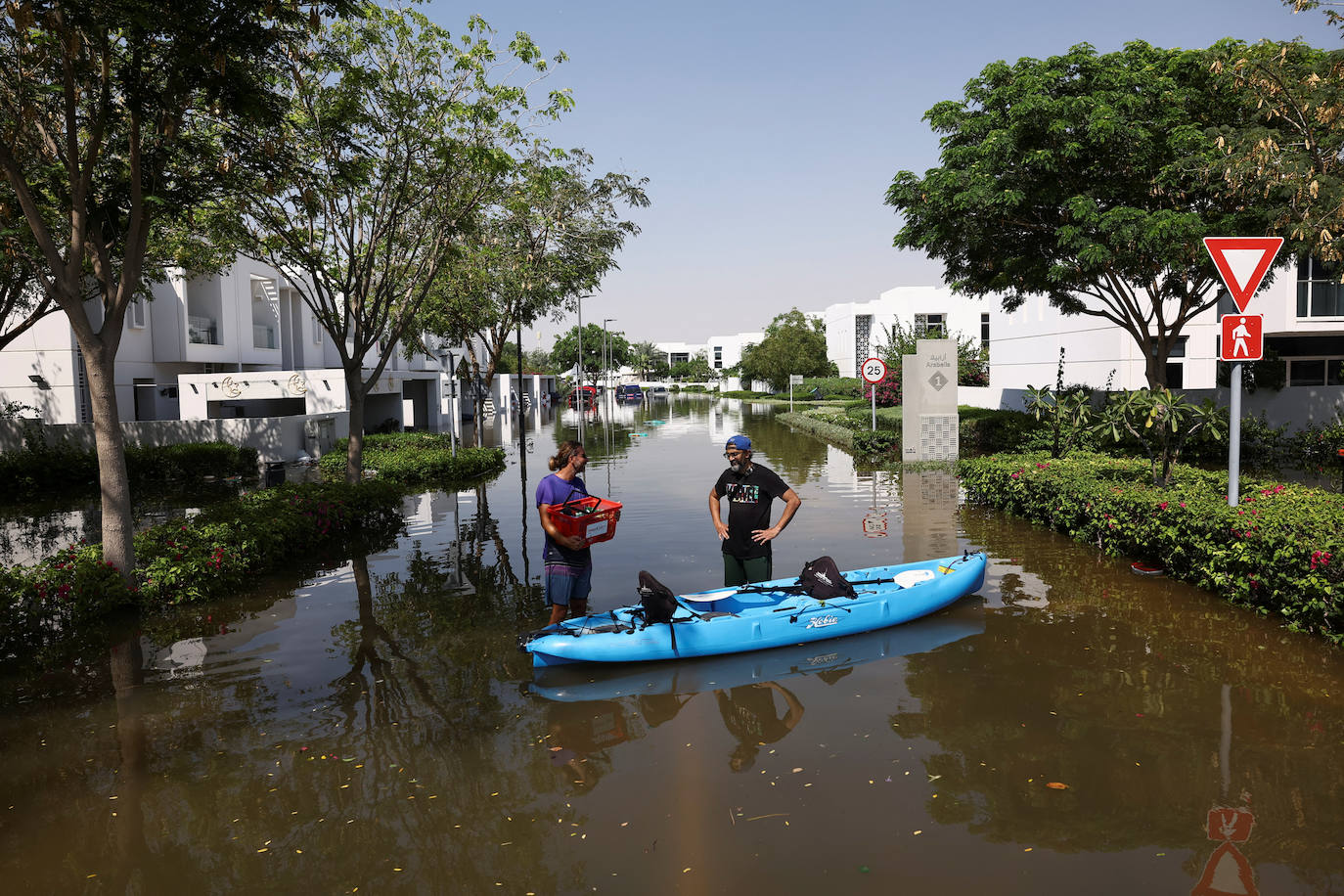 Las impactantes imágenes que han dejado las tormentas en Dubái