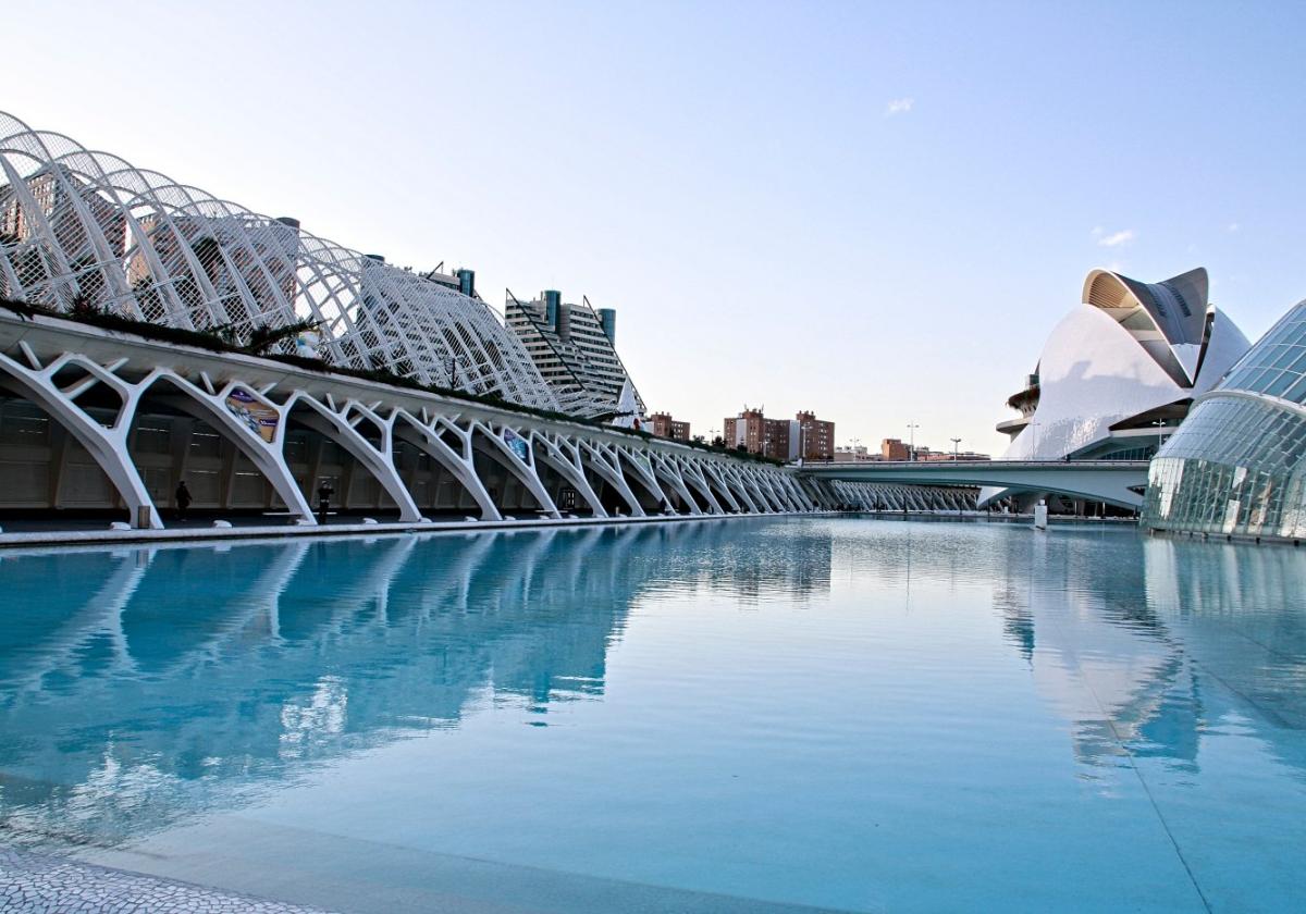 Imagen panorámica de la Ciutat de les Ciències.