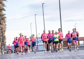 Miembros del club en un entrenamiento