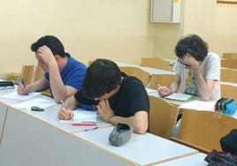 Equipo de la UVm durante la jornada de la Liga Matemática.