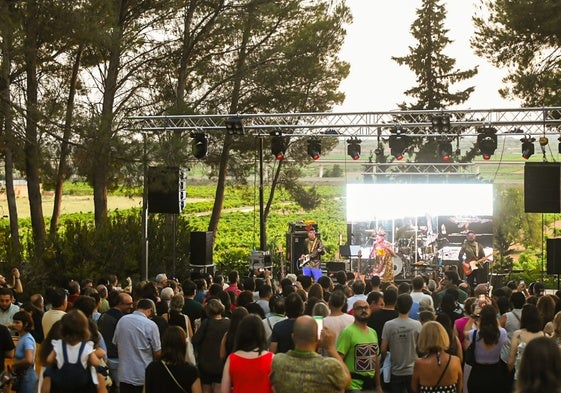 Actuación en el Tierra Bobal Fest