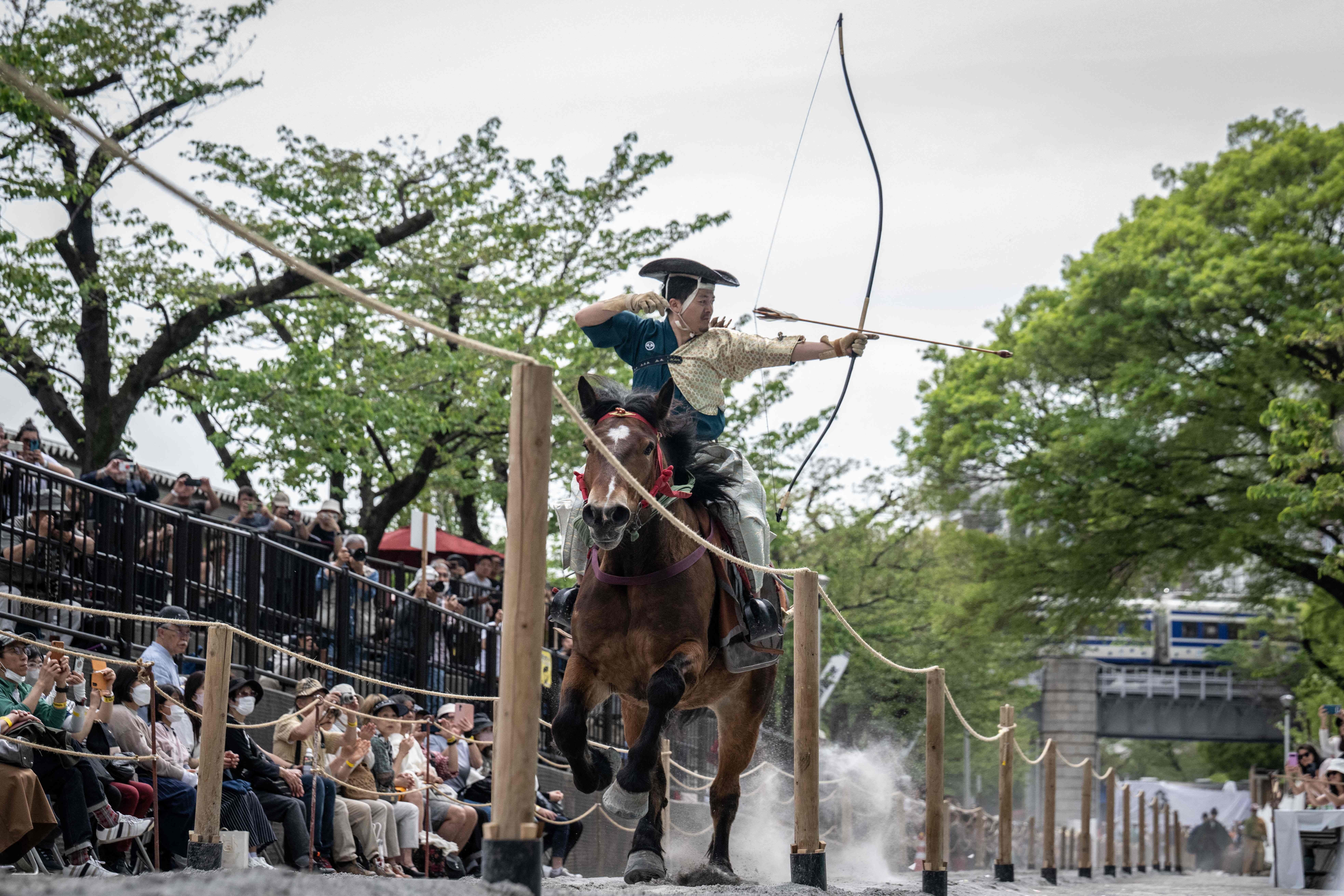 Yabusame, el ancestral tiro con arco a caballo de Japón