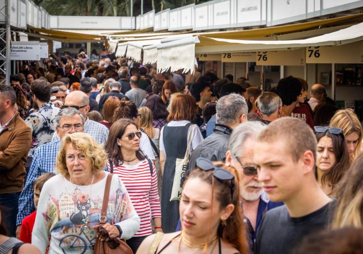 Feria del Libro de Valencia, en una imagen de la edición de 2023.