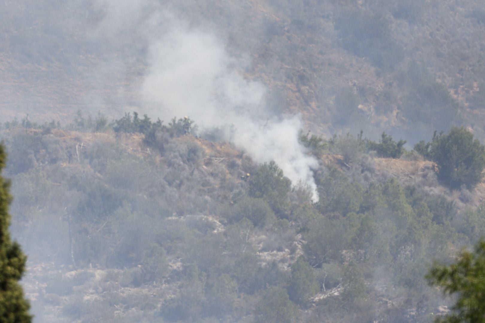 El incendio de Barxeta, en imágenes