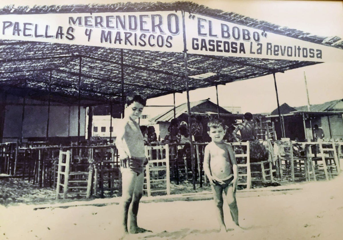 Merendero 'El Bobo', en la playa de la Malvarrosa.