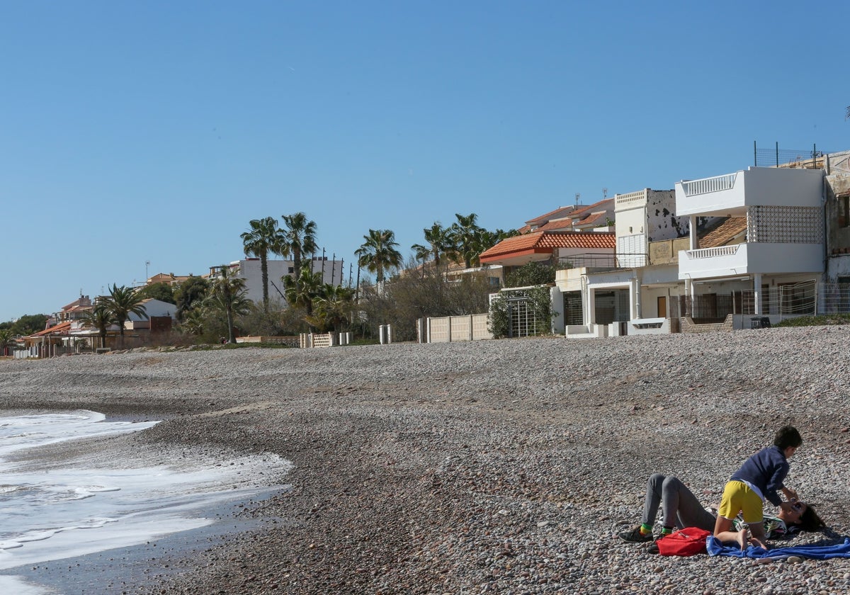 Vista de la playa de Moncofa.