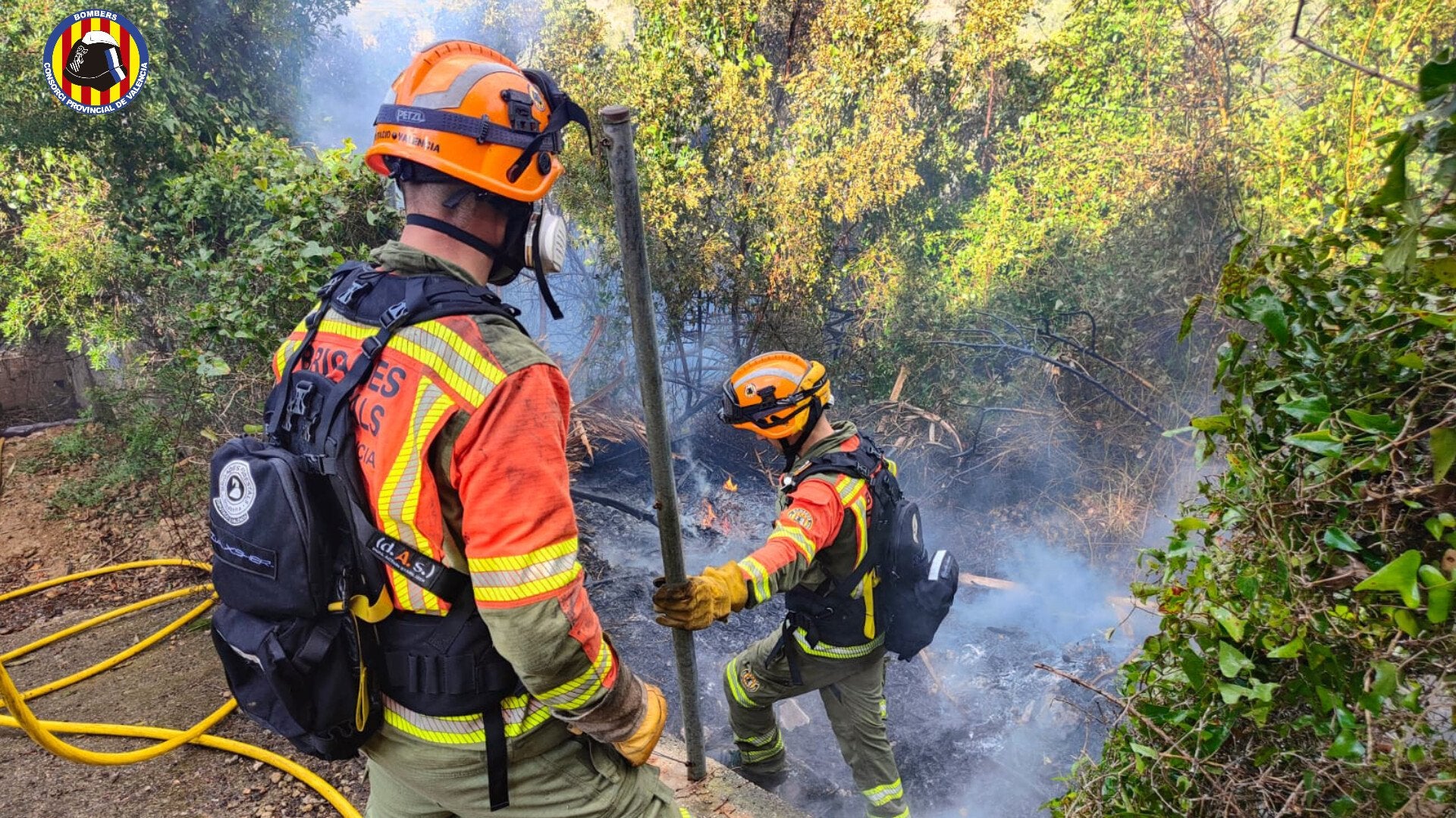 Uno de los incendios de este invierno en Alzira.