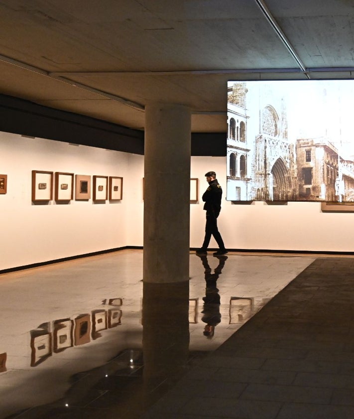 Imagen secundaria 2 - La muestra presenta 300 obras de Pinazo, en su mayoría de los fondos del IVAM, que ya están instaladas en la sala de la Muralla tras dos años de rehabilitación del espacio.