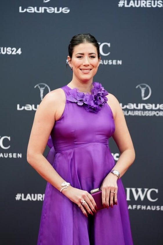 Muguruza, en los premios Laureus.