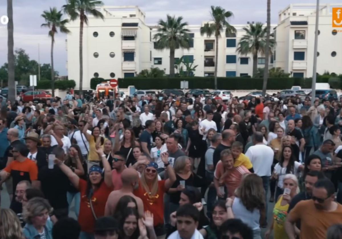 Celebración de un tardeo en una edición anterior del festival.