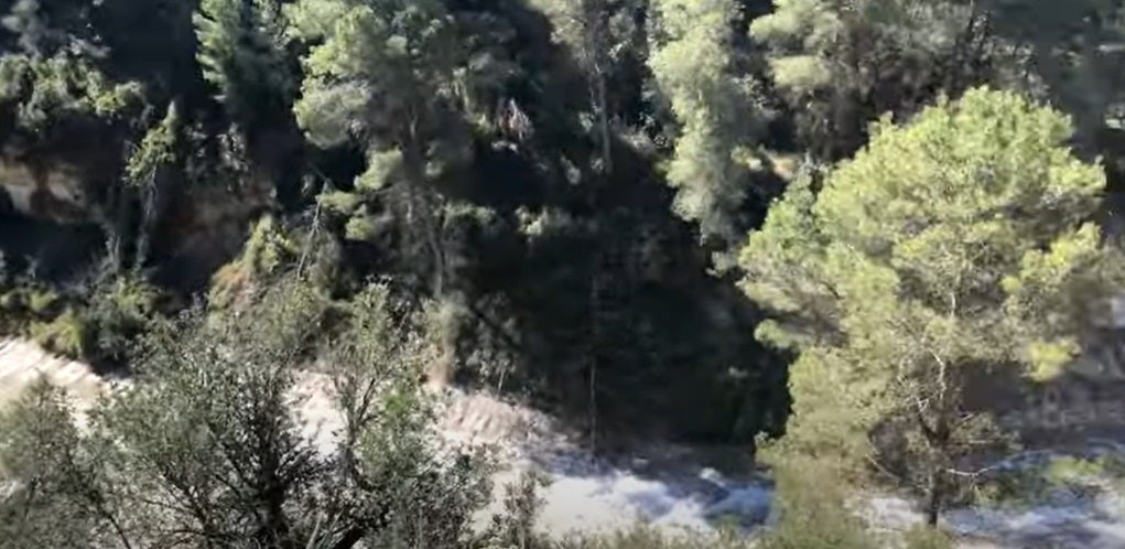 Zona en la que se ha producido el incendio.