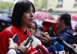 Morant, a las puertas del Comité Federal del PSOE celebrado este sábado en Madrid.