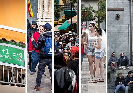 Apartamentos, guías, aglomeraciones, despedidas de soltero o picnic en la Lonja, algunos de los retos.