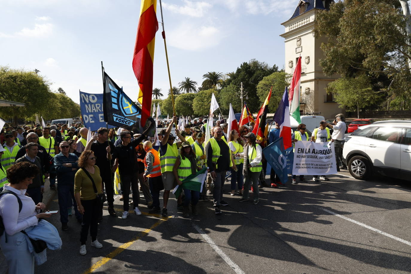 Fotos de la tractorada en Valencia