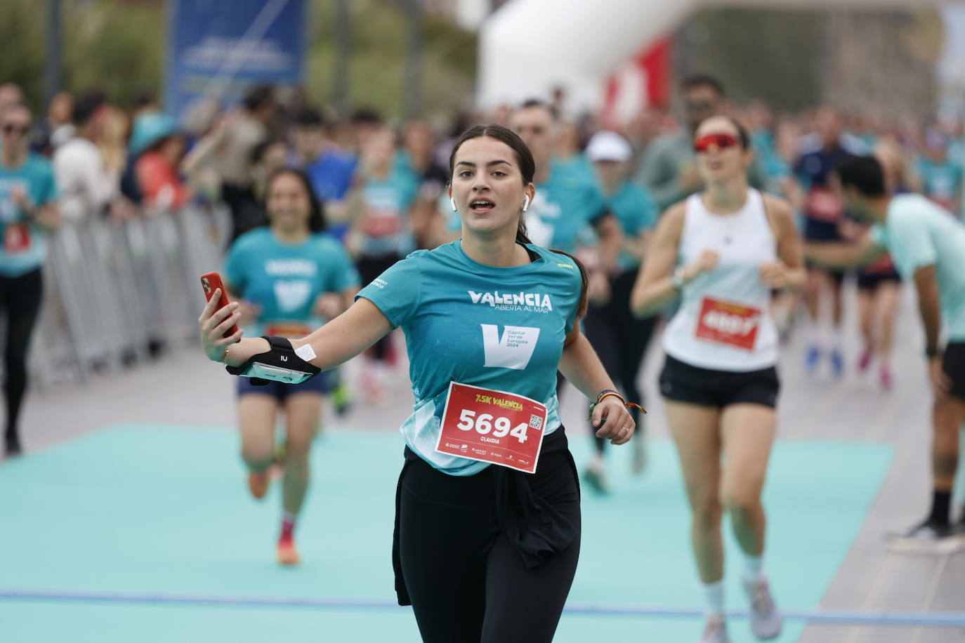 Fotos del ambiente en la 15K Valencia Abierta al Mar