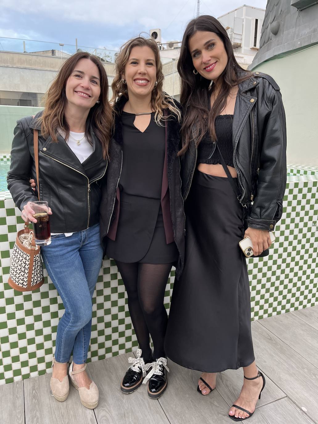 Esther Portalés, Agostina Rizzo e Iris Lezcano.