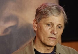 Viggo Mortensen, este lunes en los cines Lys de Valencia.