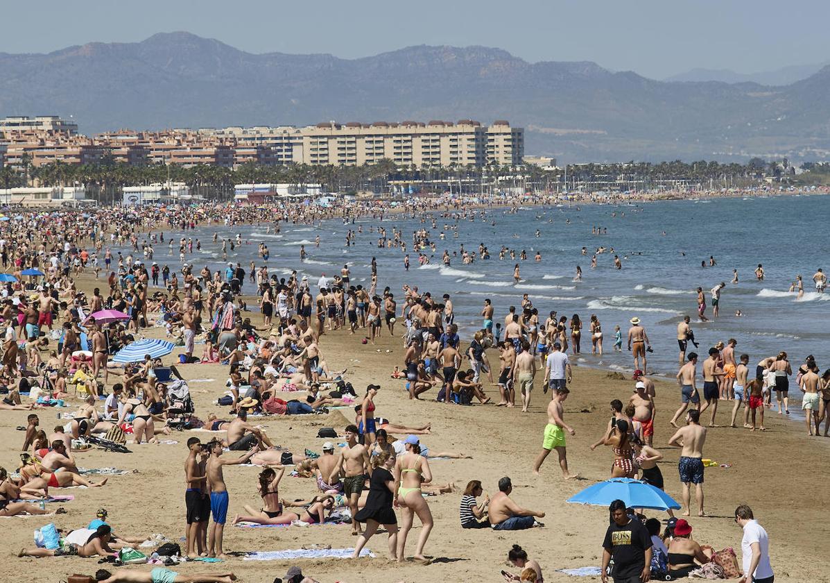 Playa de Valencia.