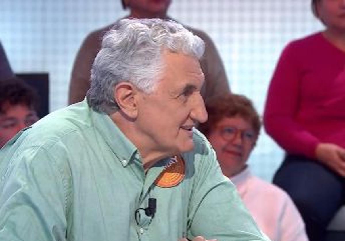 Fernando Romay durante el programa de 'Pasapalabra'.