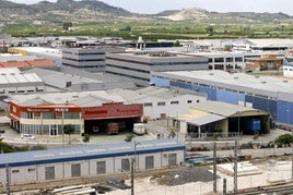 Uno de los polígonos industriales de Xàtiva.