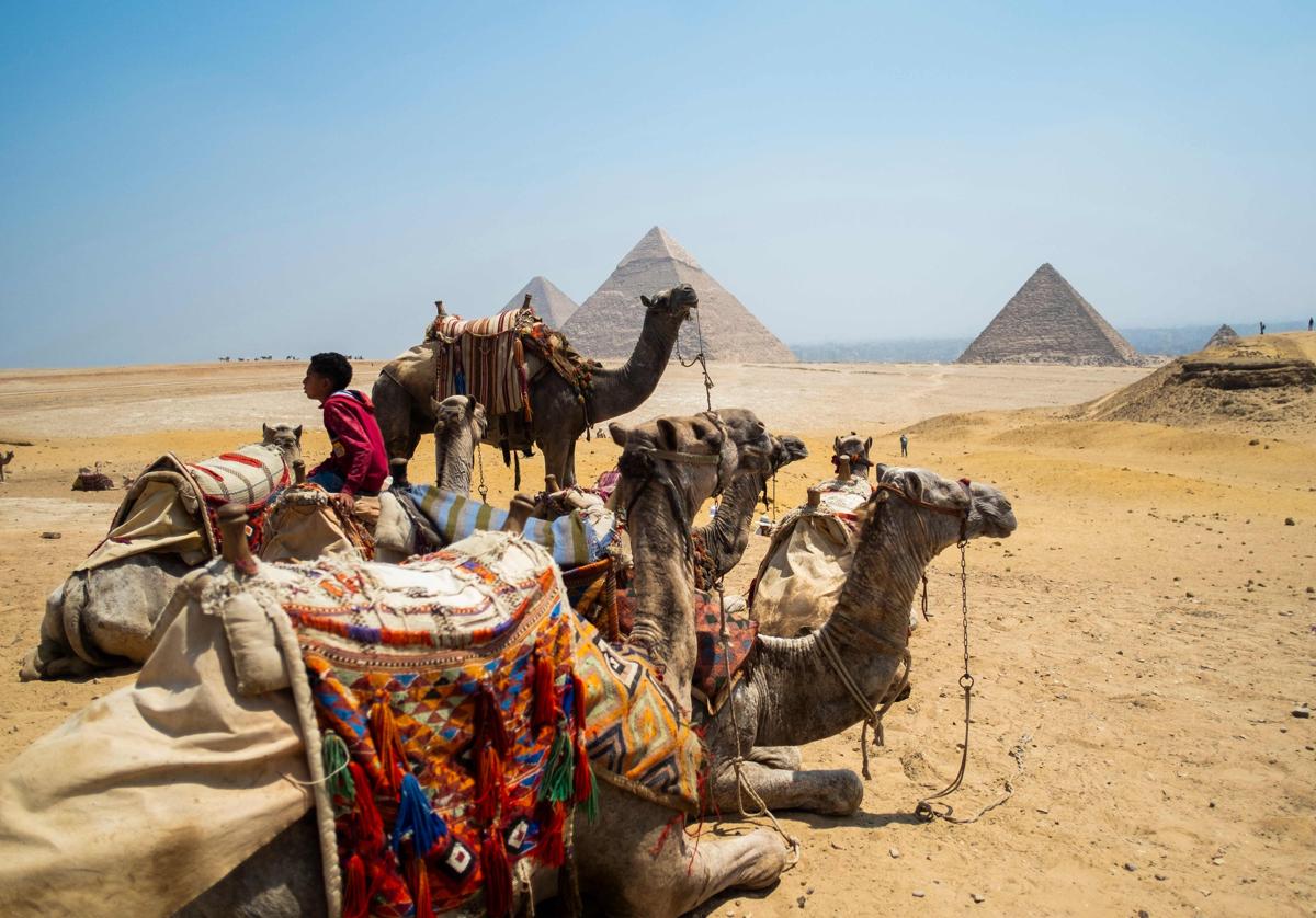 Las pirámides de Giza se preparan para la llegada de turistas