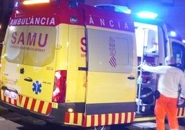 Imagen de archivo de una ambulancia del SAMU.