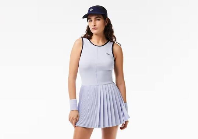 Vestido de tenis de Lacoste.