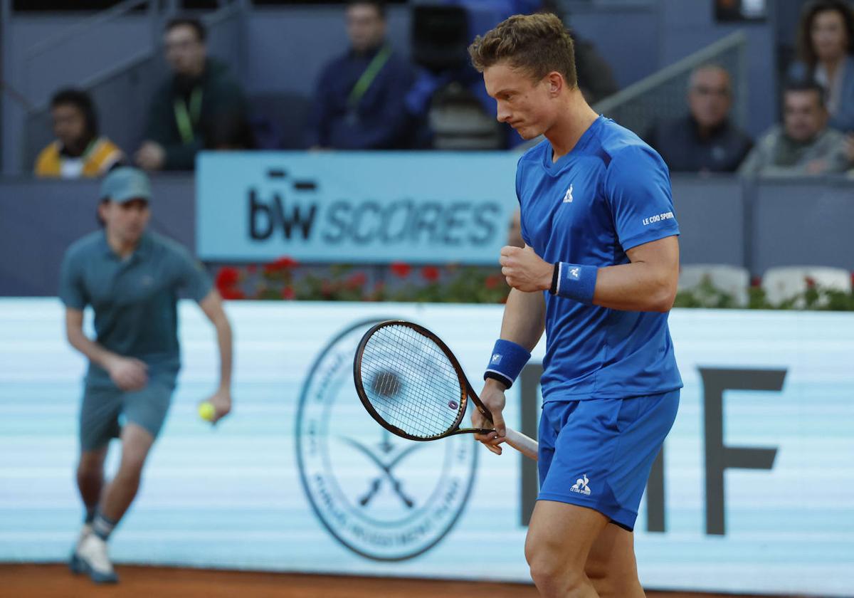 Jiří Lehečka, en el Mutua Madrid Open 2024.