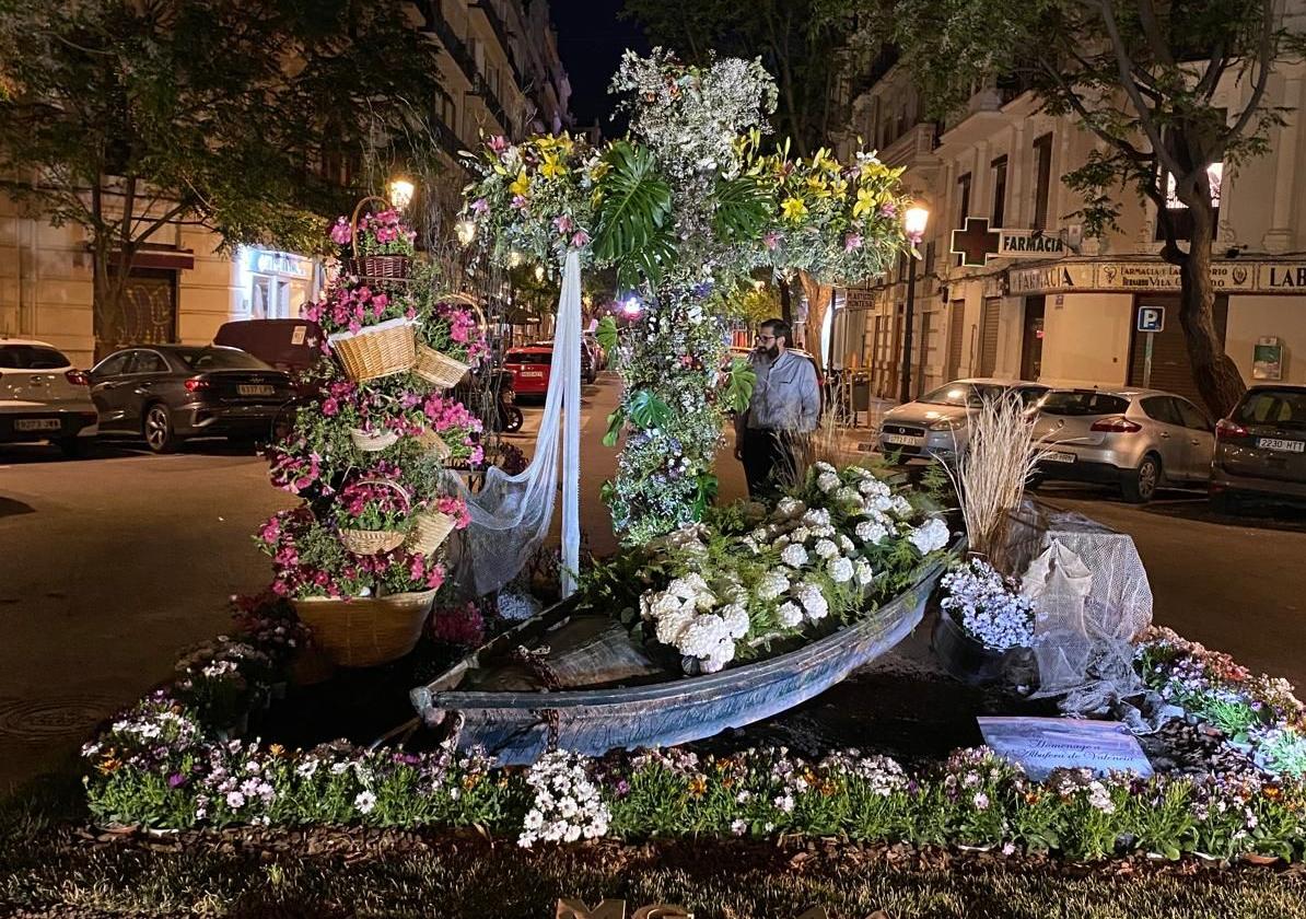 La cruz de falla Maestro Gozalbo-Conde Altea.