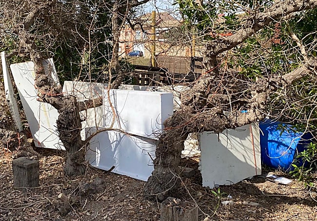 Uno de los antiguos puntos de alimentación, con el anterior equipo de gobierno, según el PP.