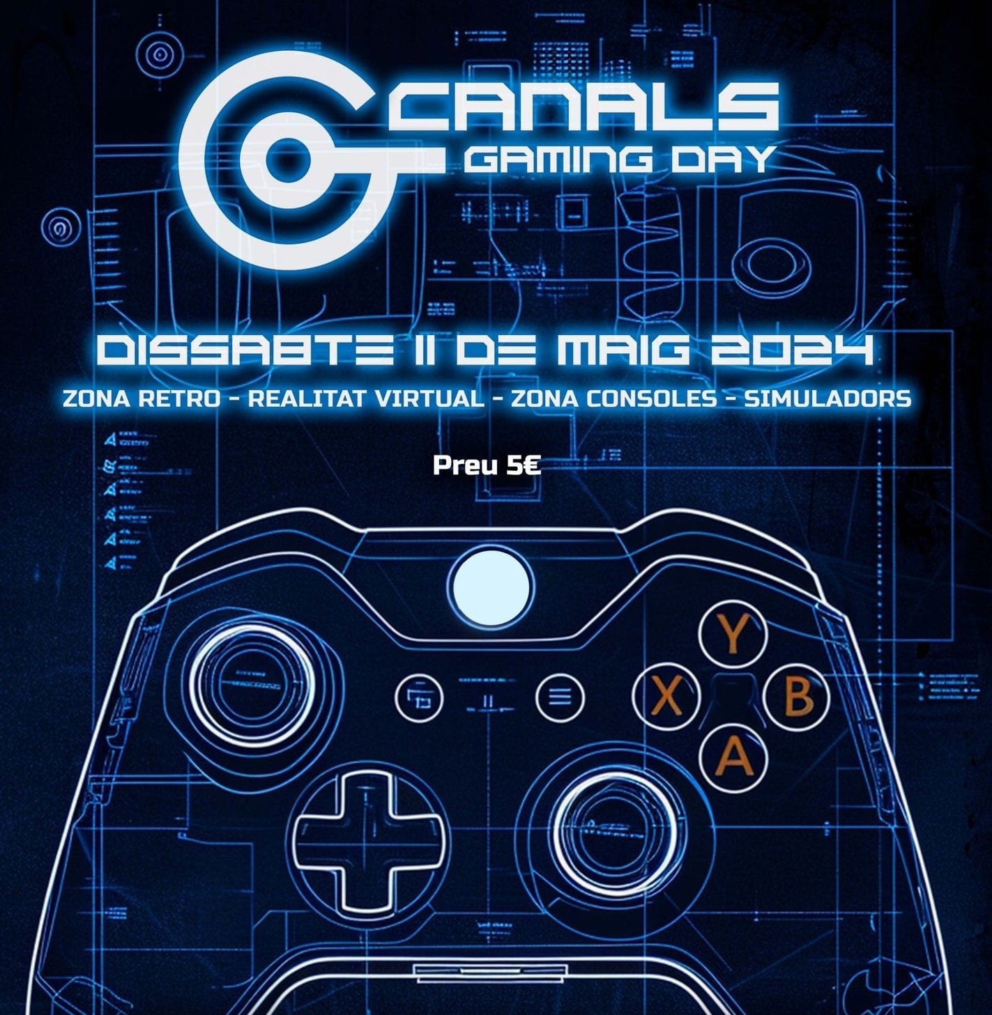 Cartel de la Gaming Day.