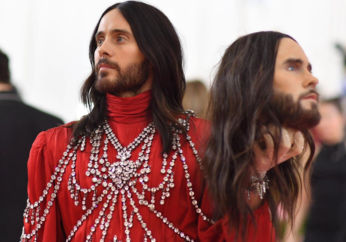 Jared Leto a su llegada a la Met Gala de 2019.
