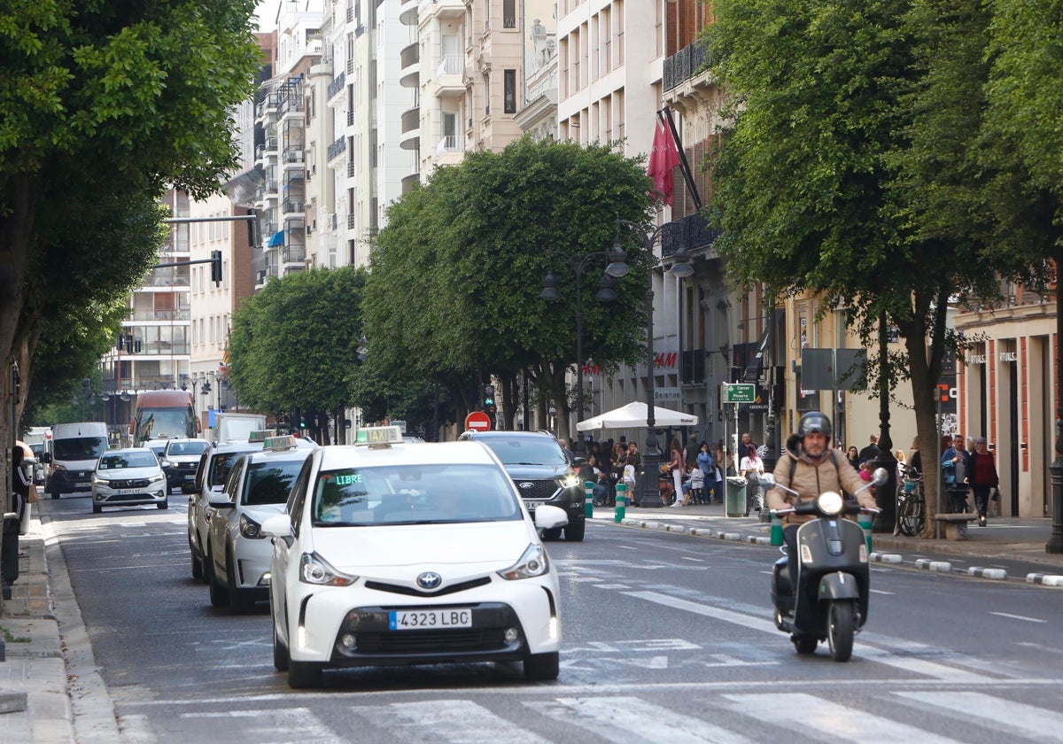 Vista panorámica de la calle Colón.