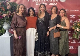 Patricia Montalt, de El telar de Azúcar, María Carmen Montoro, de Triggo, Poti Pilates, María José Godoy y Ana de Selva.