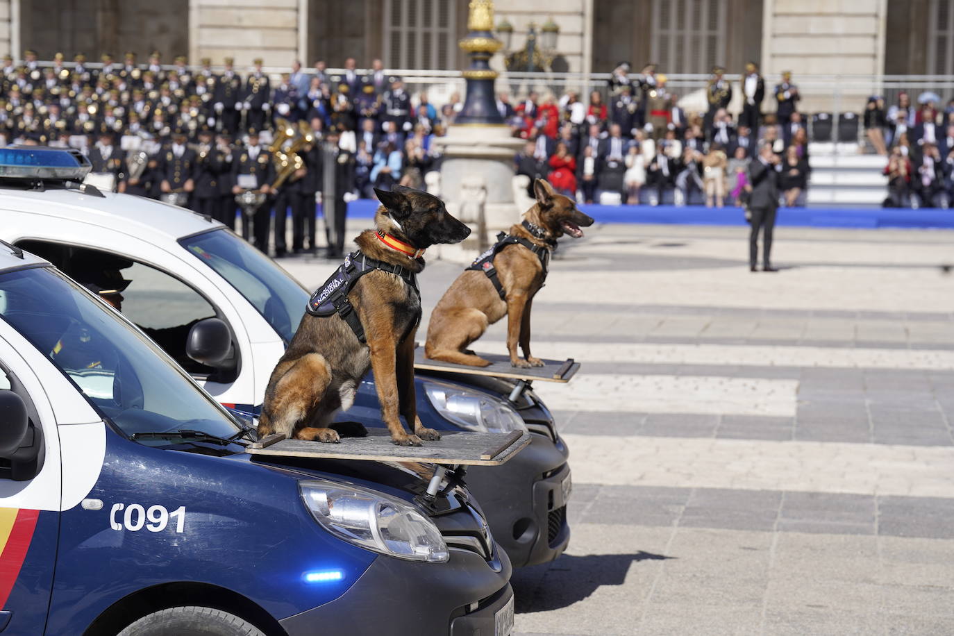 Los Reyes presiden el acto conmemorativo del Bicentenario de la Policía Nacional