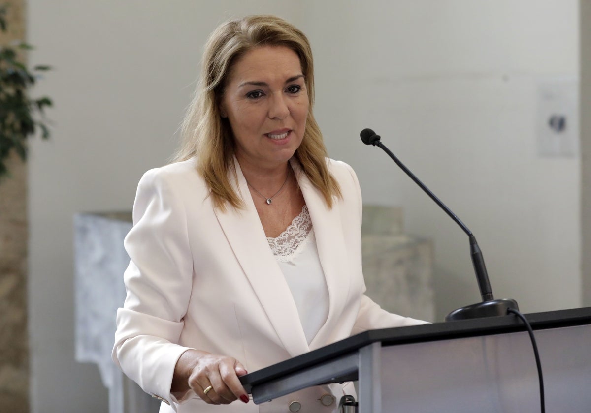 La vicepresidenta Susana Camarero.