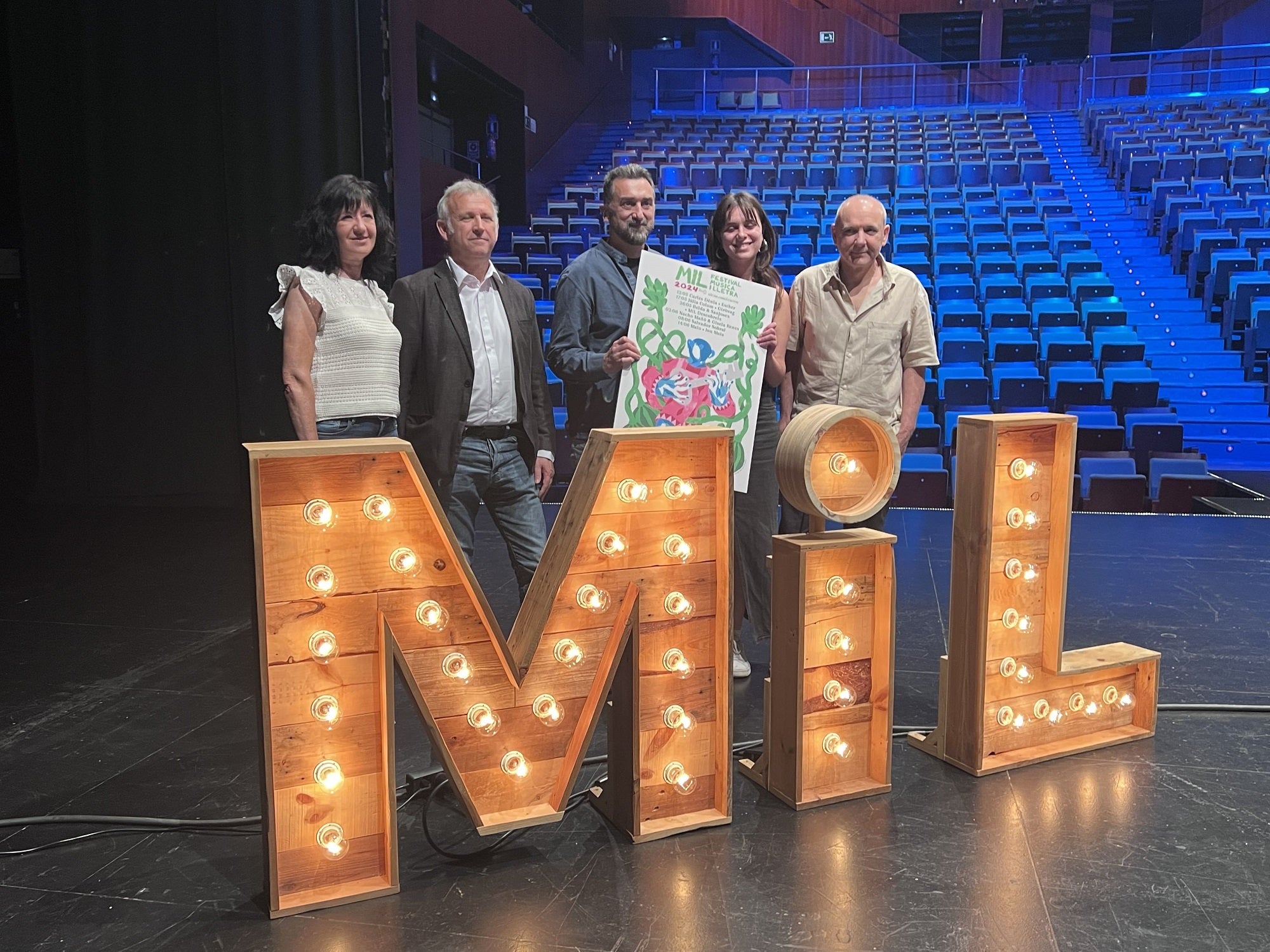 Presentación del Festival de la canción de autor en Xàtiva.