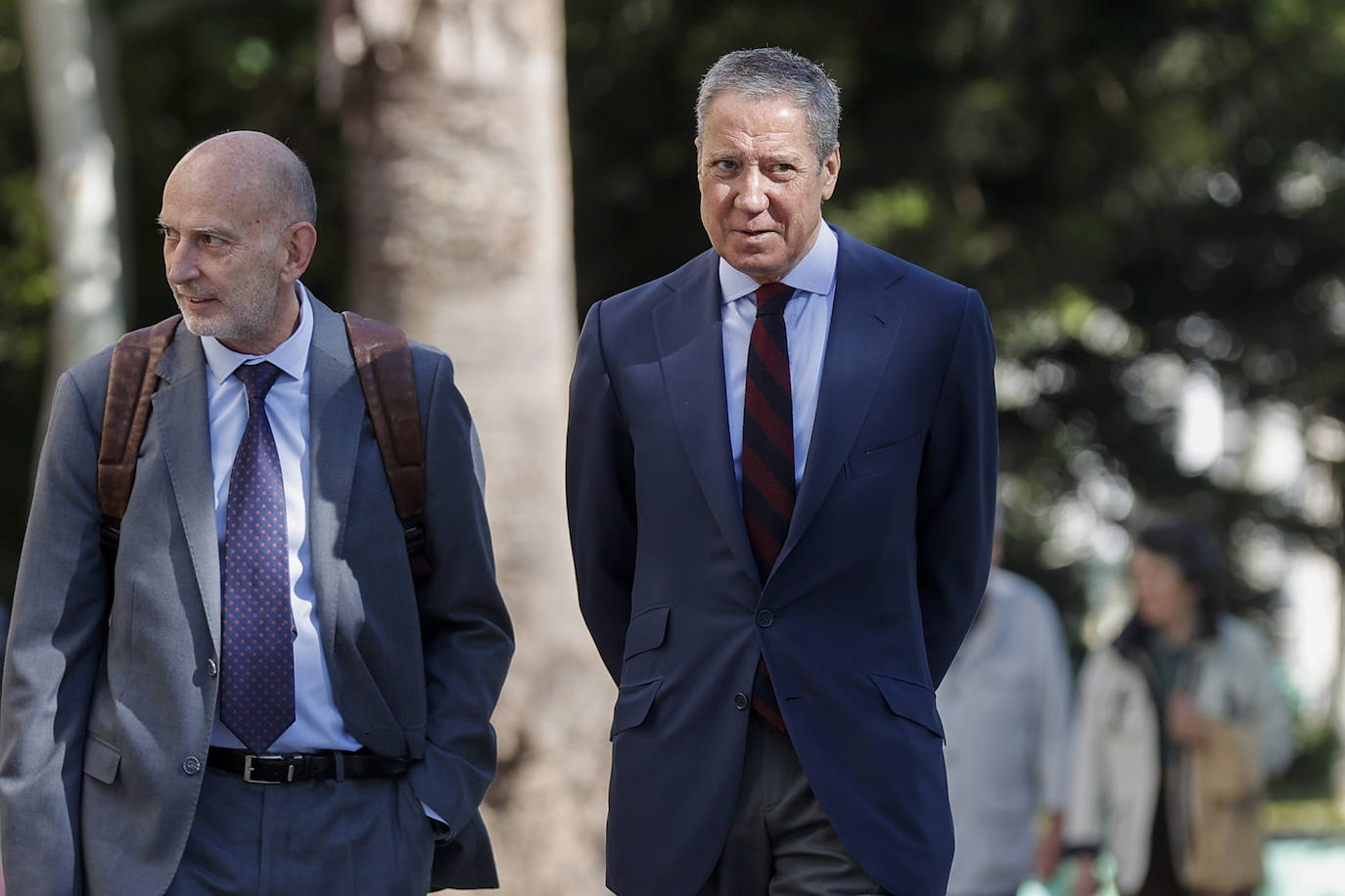 FOTOS | El comisario Villarejo declara en el juicio a Zaplana en Valencia