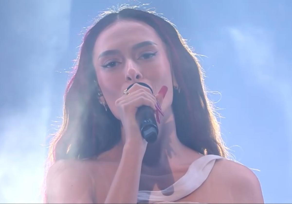 Eden Golan, durante su participación en la segunda semifinal de Eurovisión 2024.