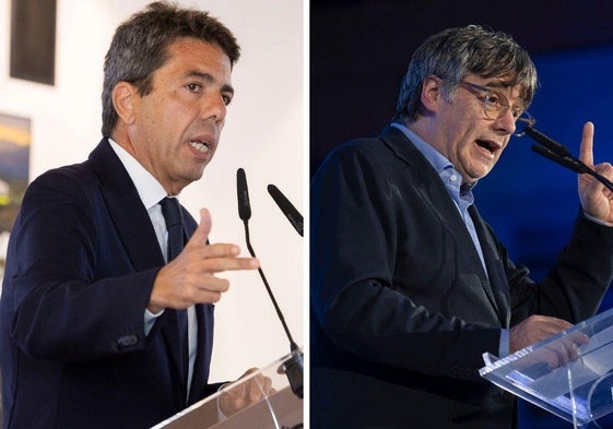 La única coincidencia entre Mazón y Puigdemont