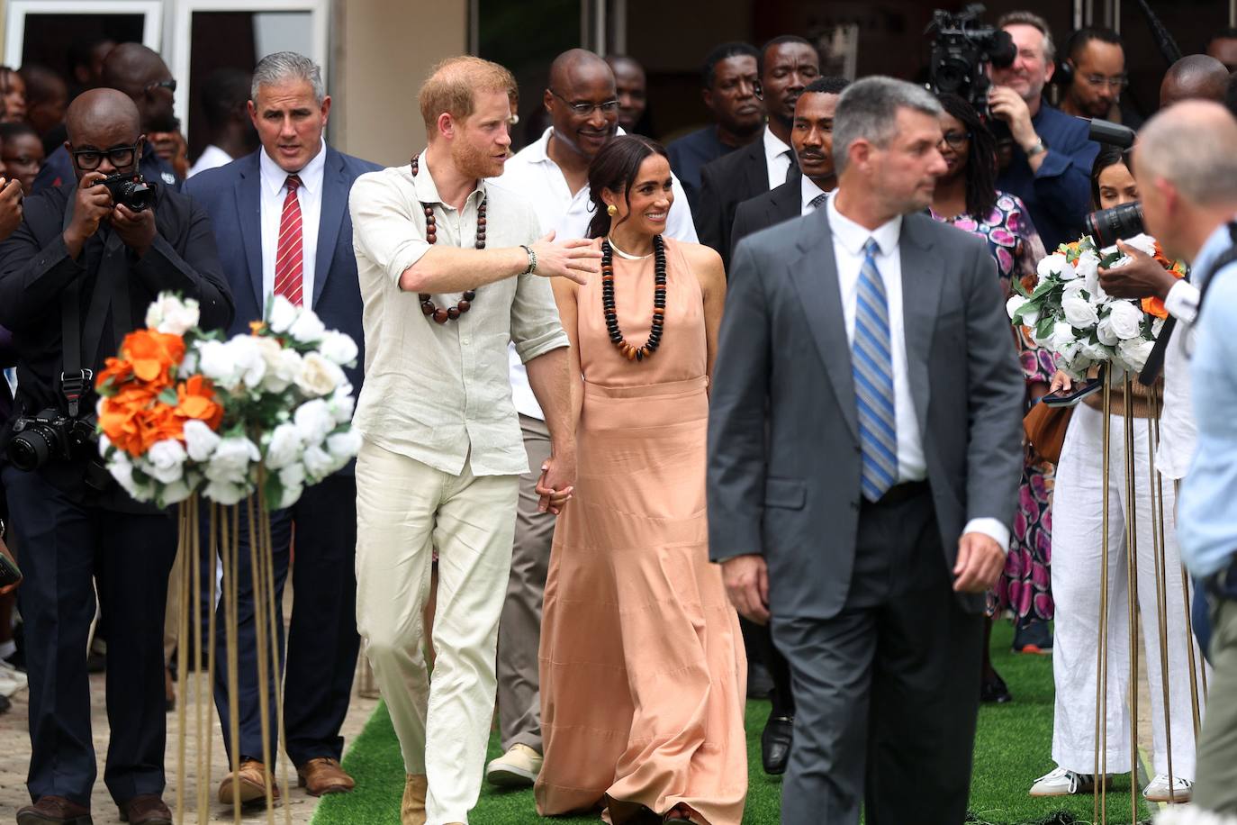 Meghan y Harry, de viaje privado a Nigeria