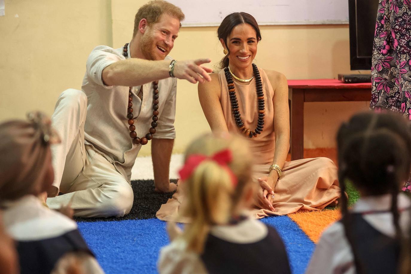 Meghan y Harry, de viaje privado a Nigeria