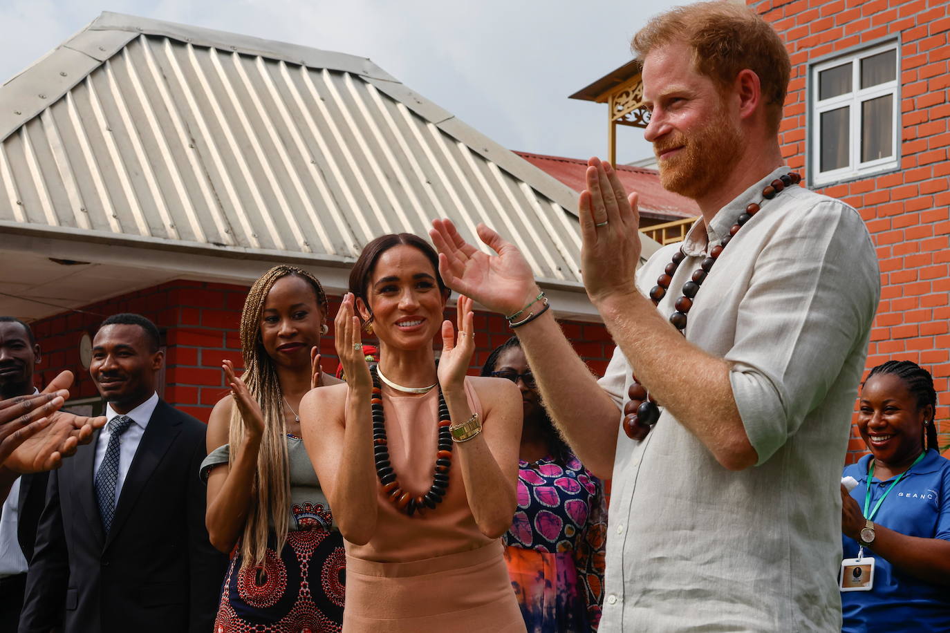 Meghan y Harry, de viaje privado a Nigeria