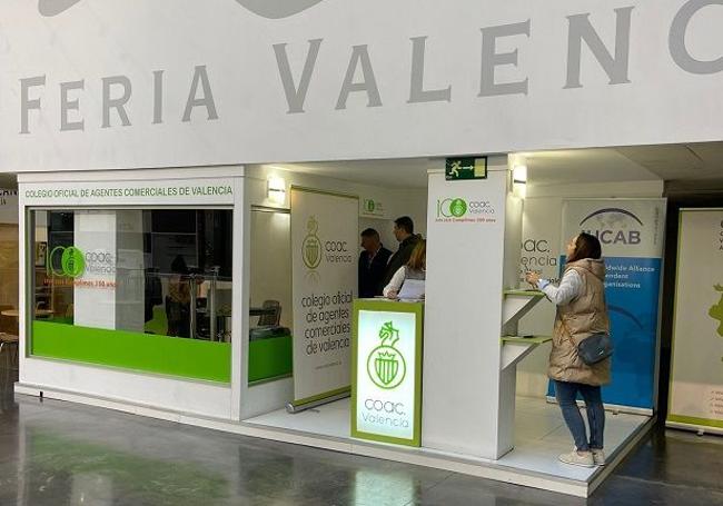 Stand permanente del Colegio en Feria Valencia